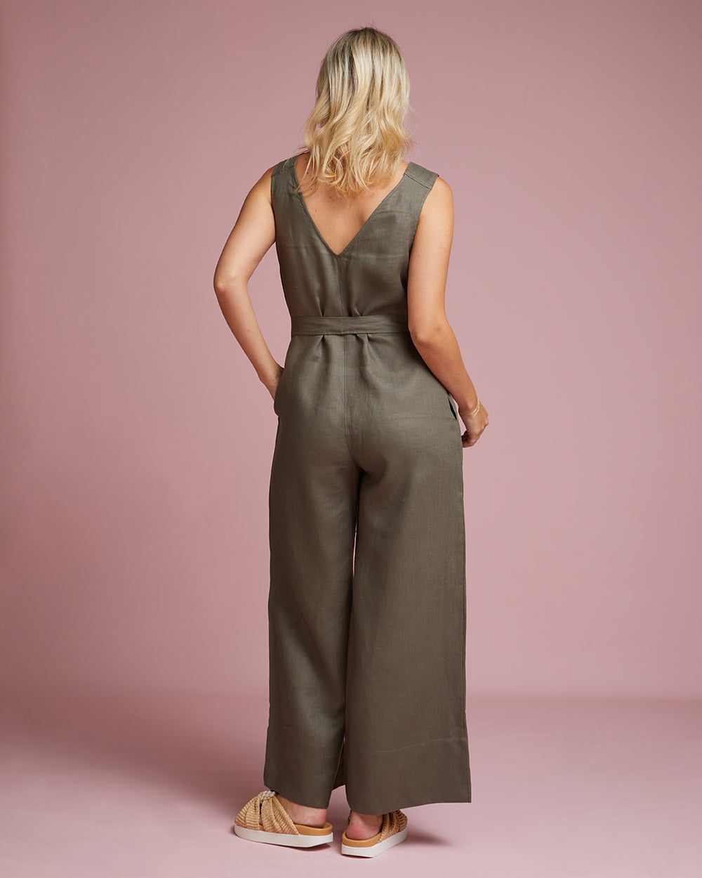Amalfi Jumpsuit - Khaki