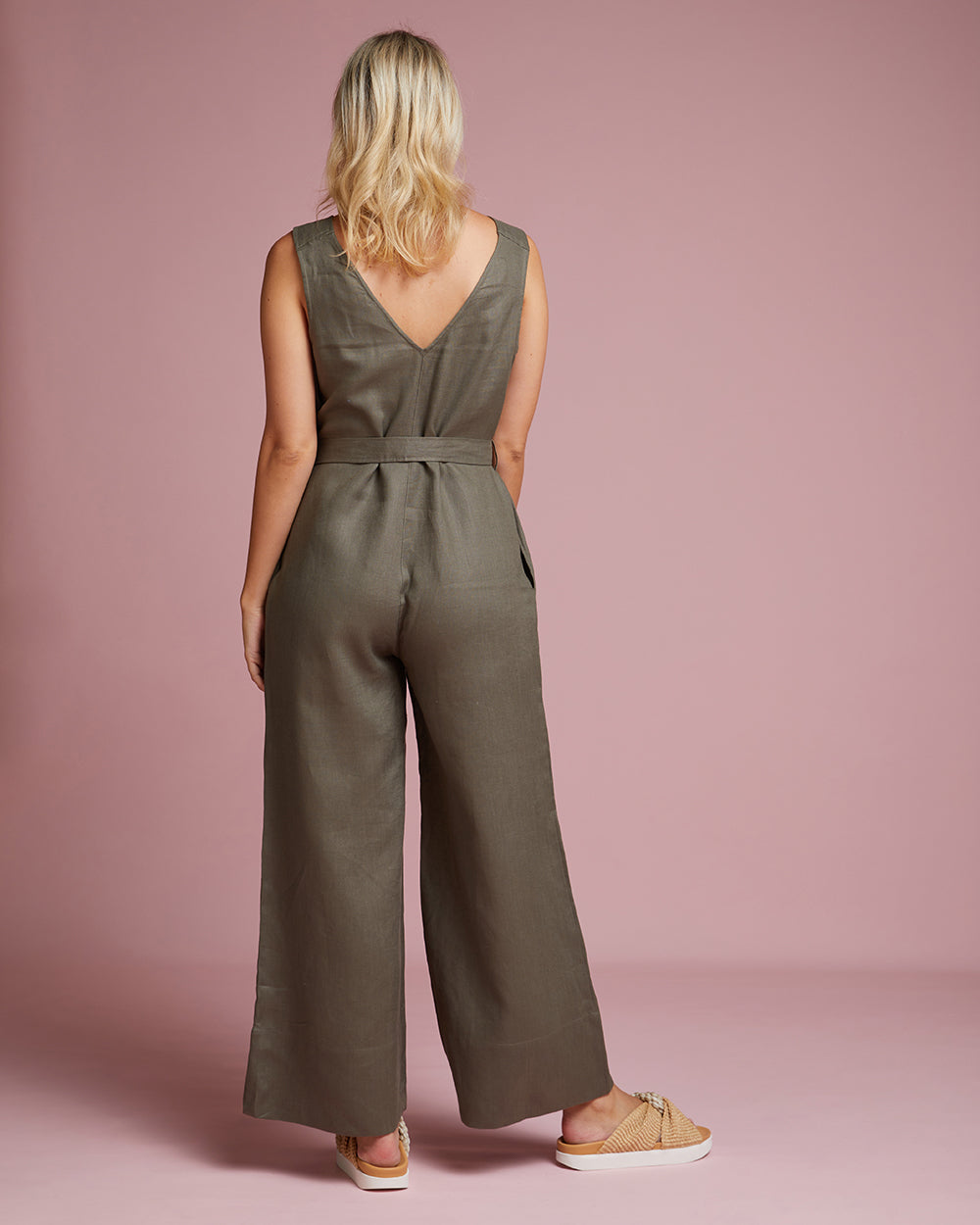 Amalfi Jumpsuit - Khaki