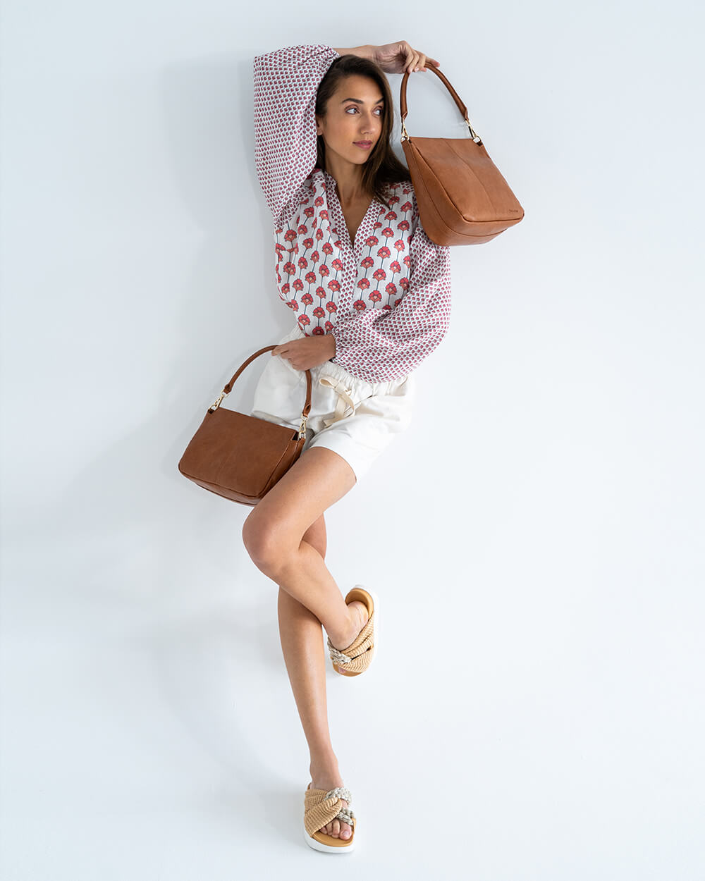 Bellevue Tote - Tan Pebble