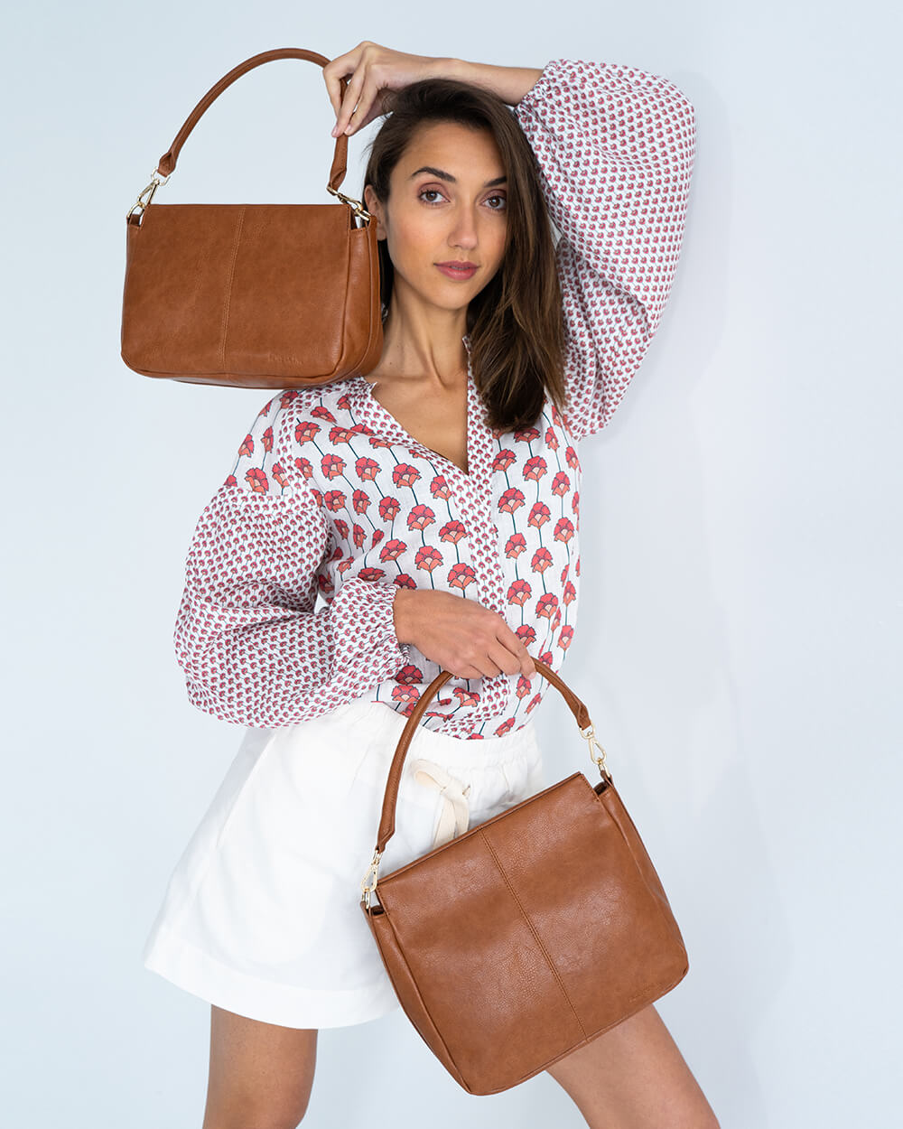 Bellevue Tote - Tan Pebble