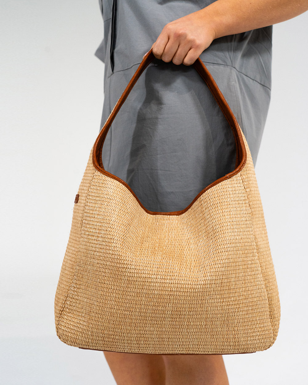 Arcadia Tote - Tan Weave