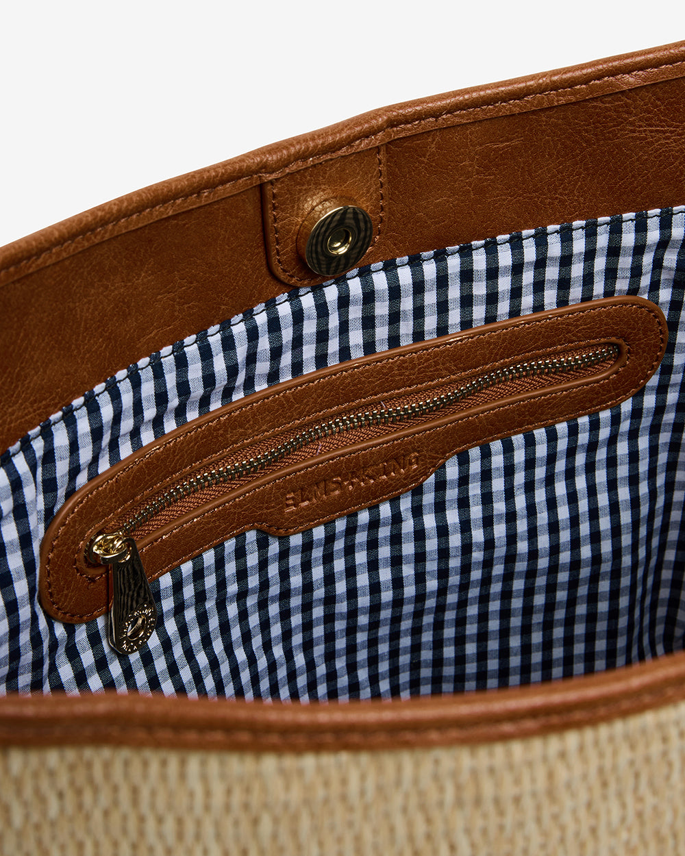 Arcadia Tote - Tan Weave