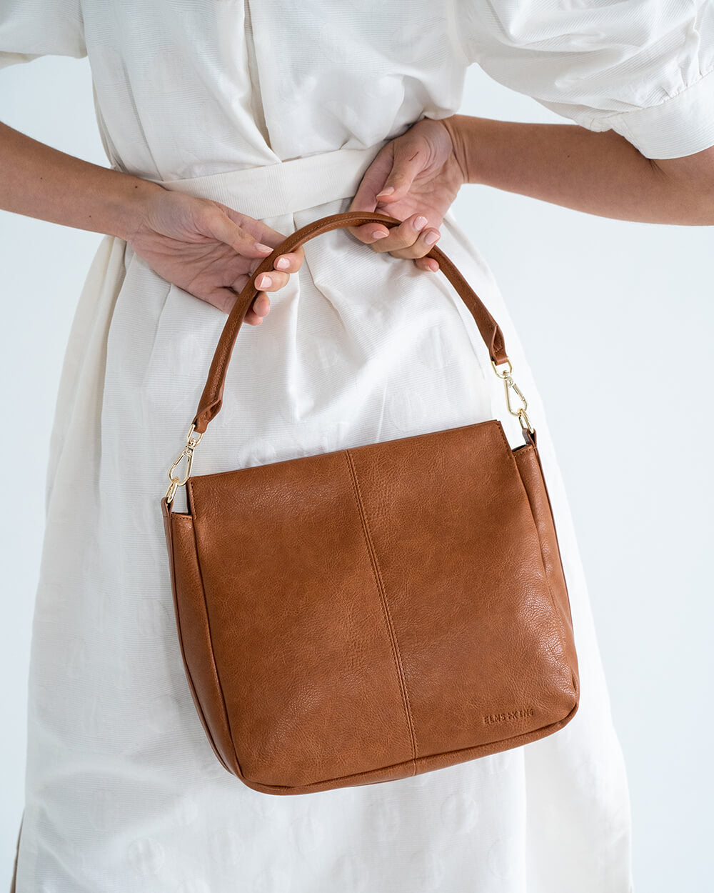 Bellevue Tote - Tan Pebble