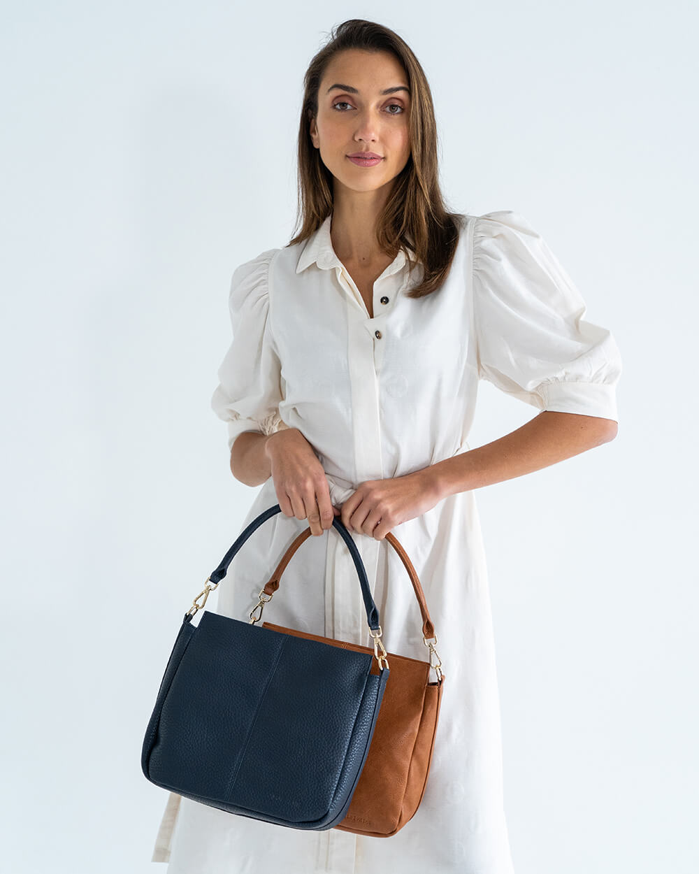 Bellevue Tote - Tan Pebble