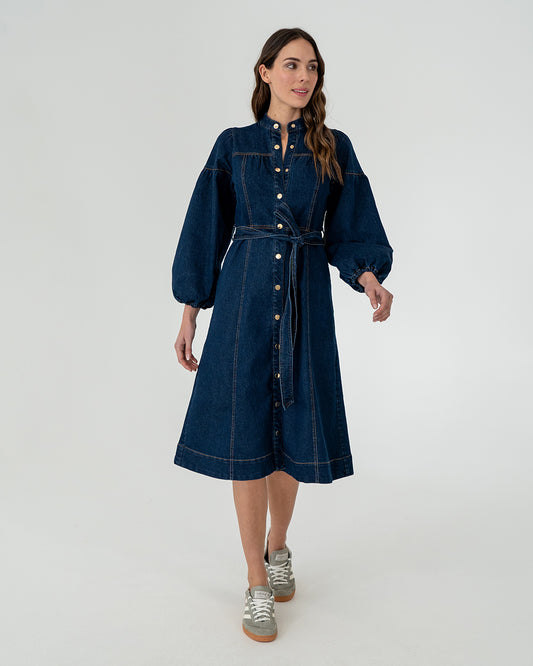 Berkeley Dress - Dark Denim
