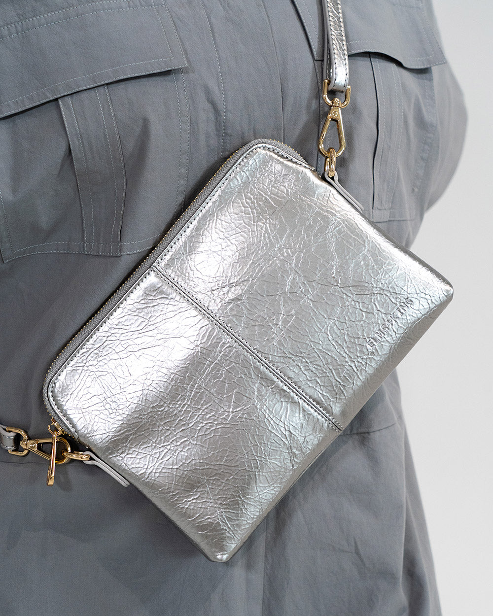 Bowery Wallet - Titanium Crinkle