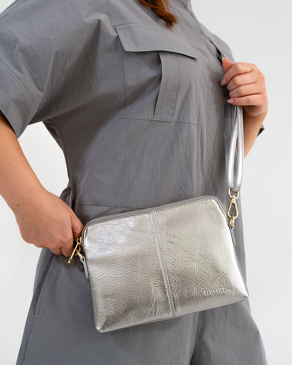 Bowery Wallet - Titanium Crinkle