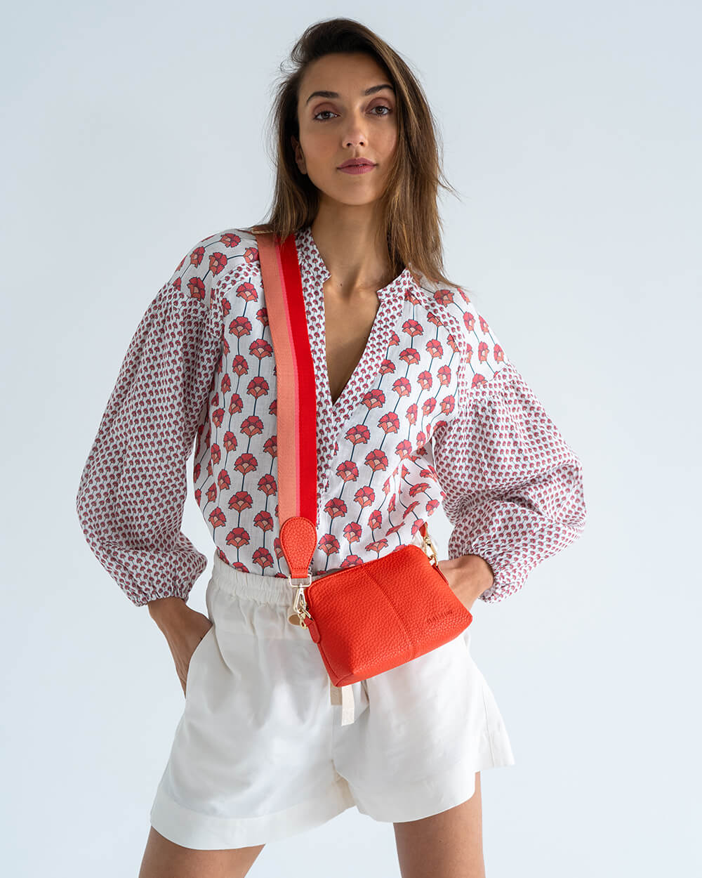 Burbank Crossbody - Red