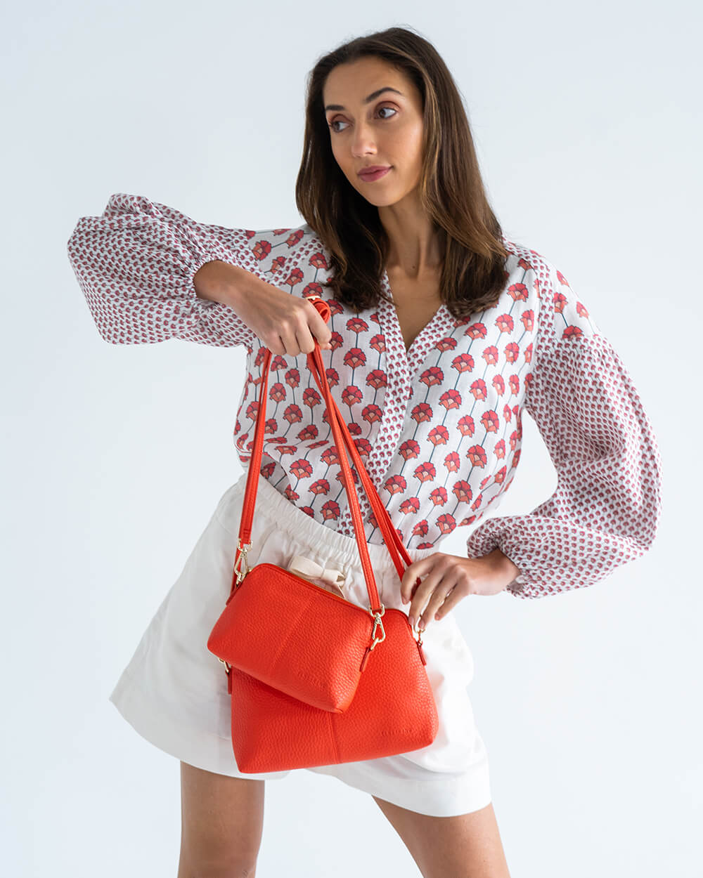 Burbank Crossbody Large - Red