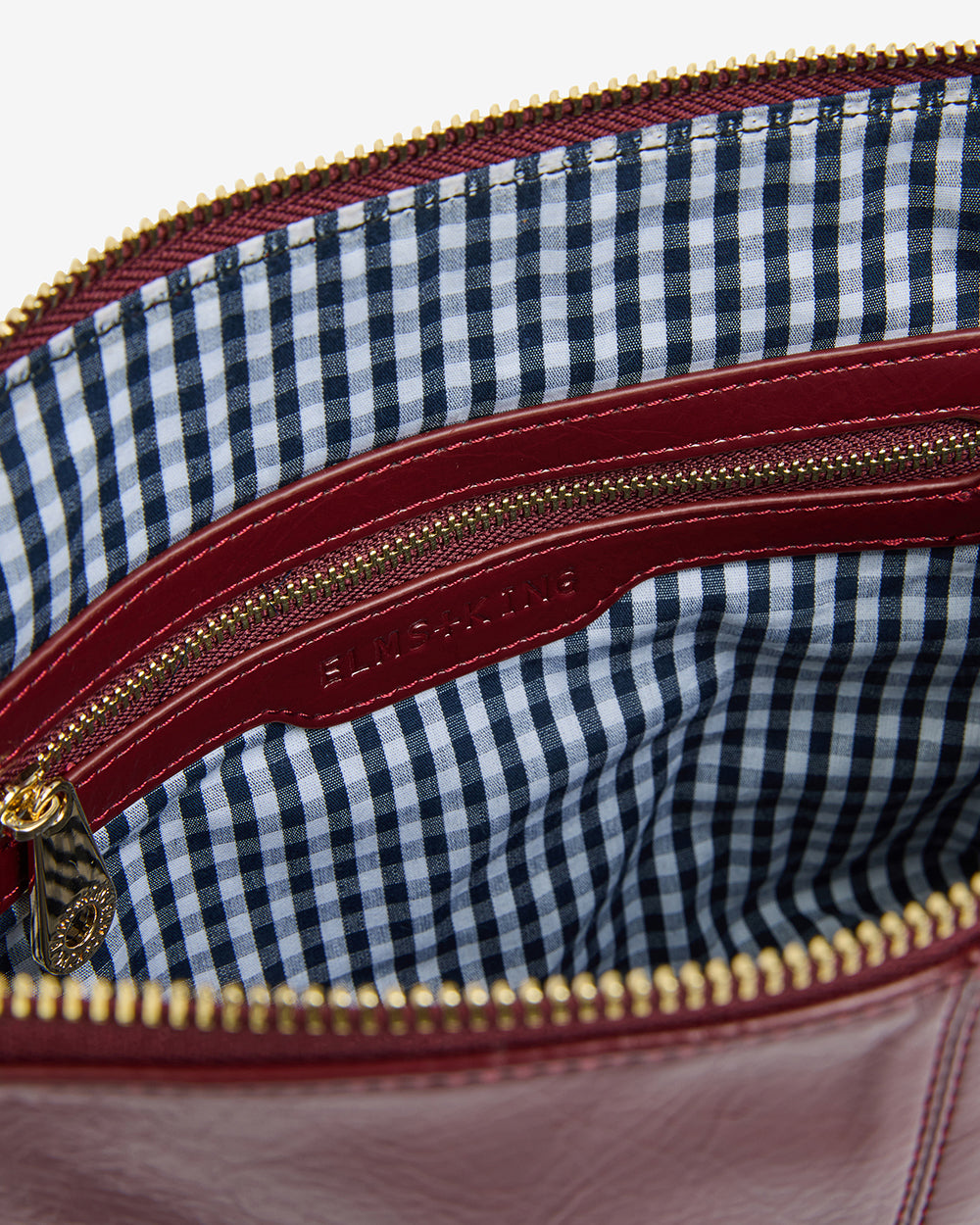 Burbank Crossbody Large - Burgundy Crinkle
