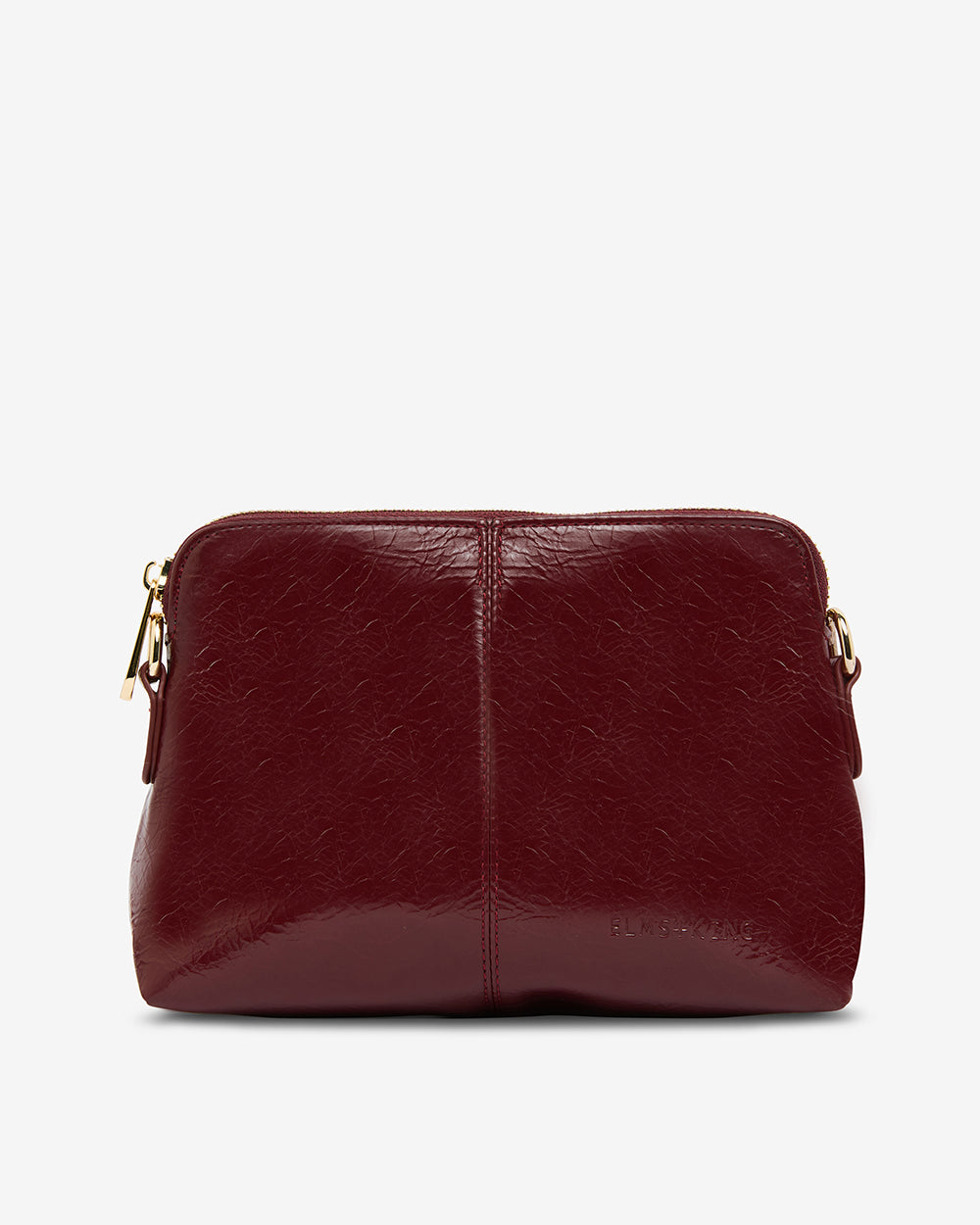 Burbank Crossbody - Burgundy Crinkle