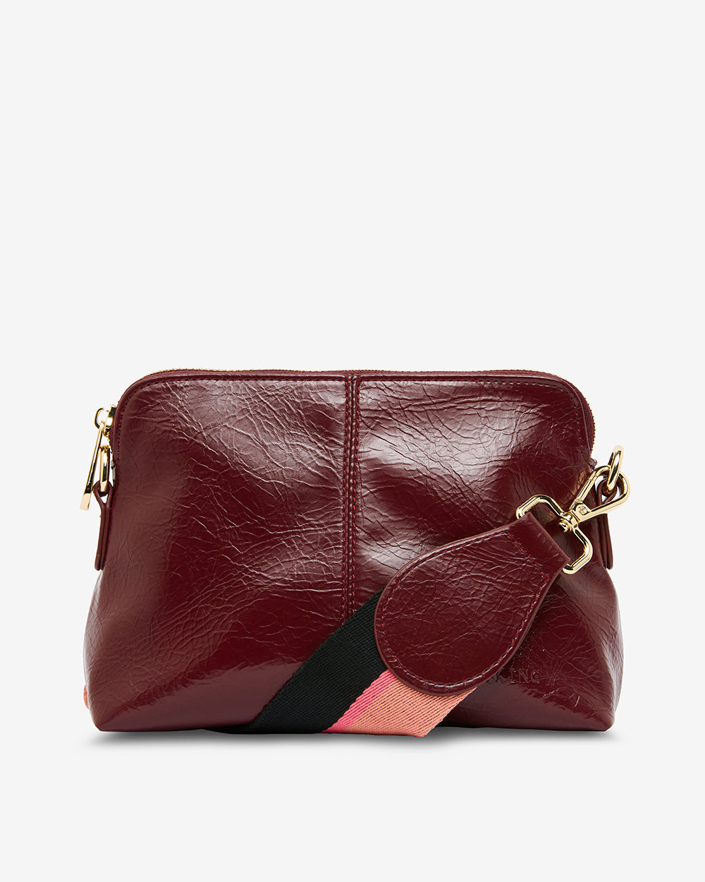 Burbank Crossbody - Burgundy Crinkle