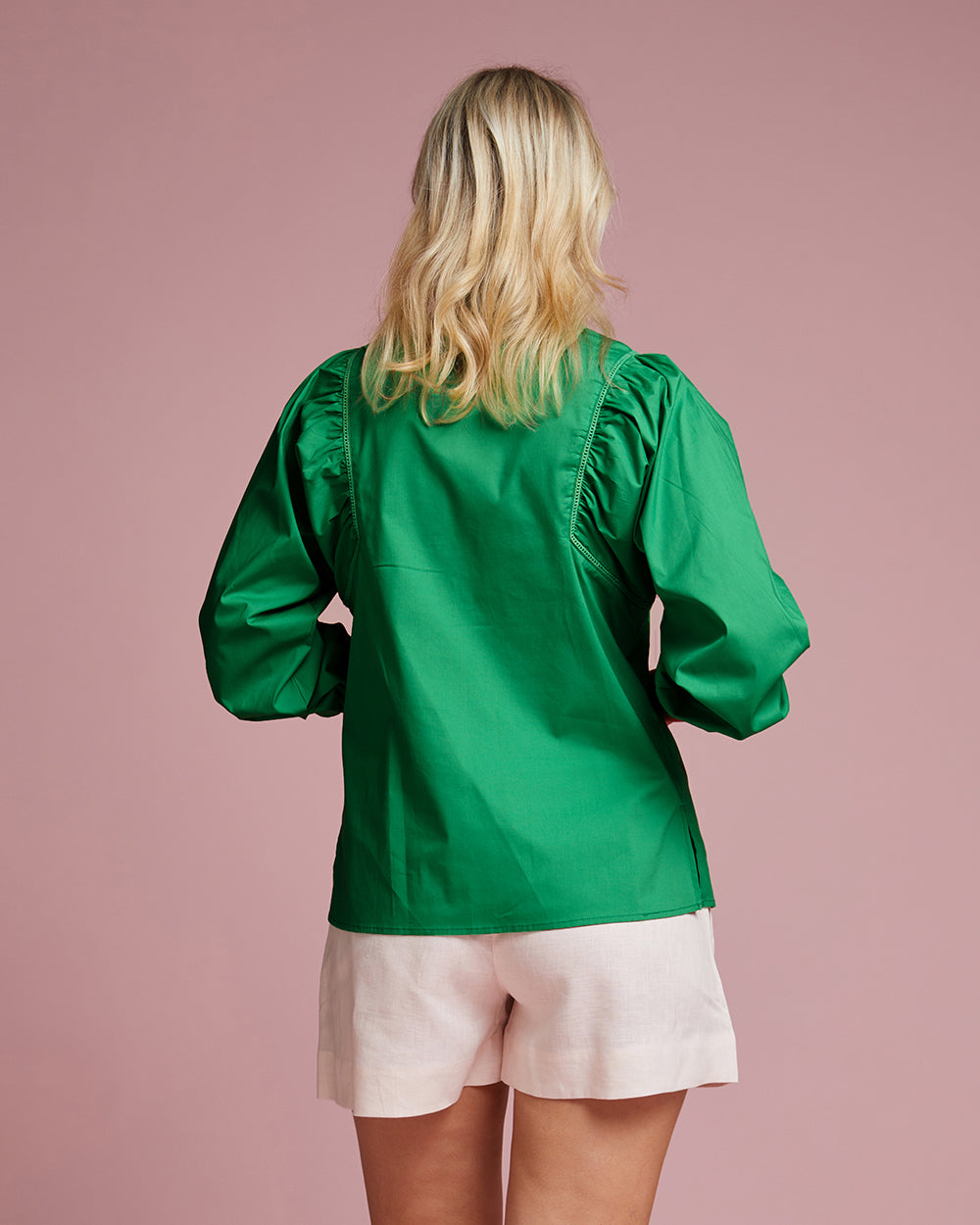 Capri Blouse - Emerald