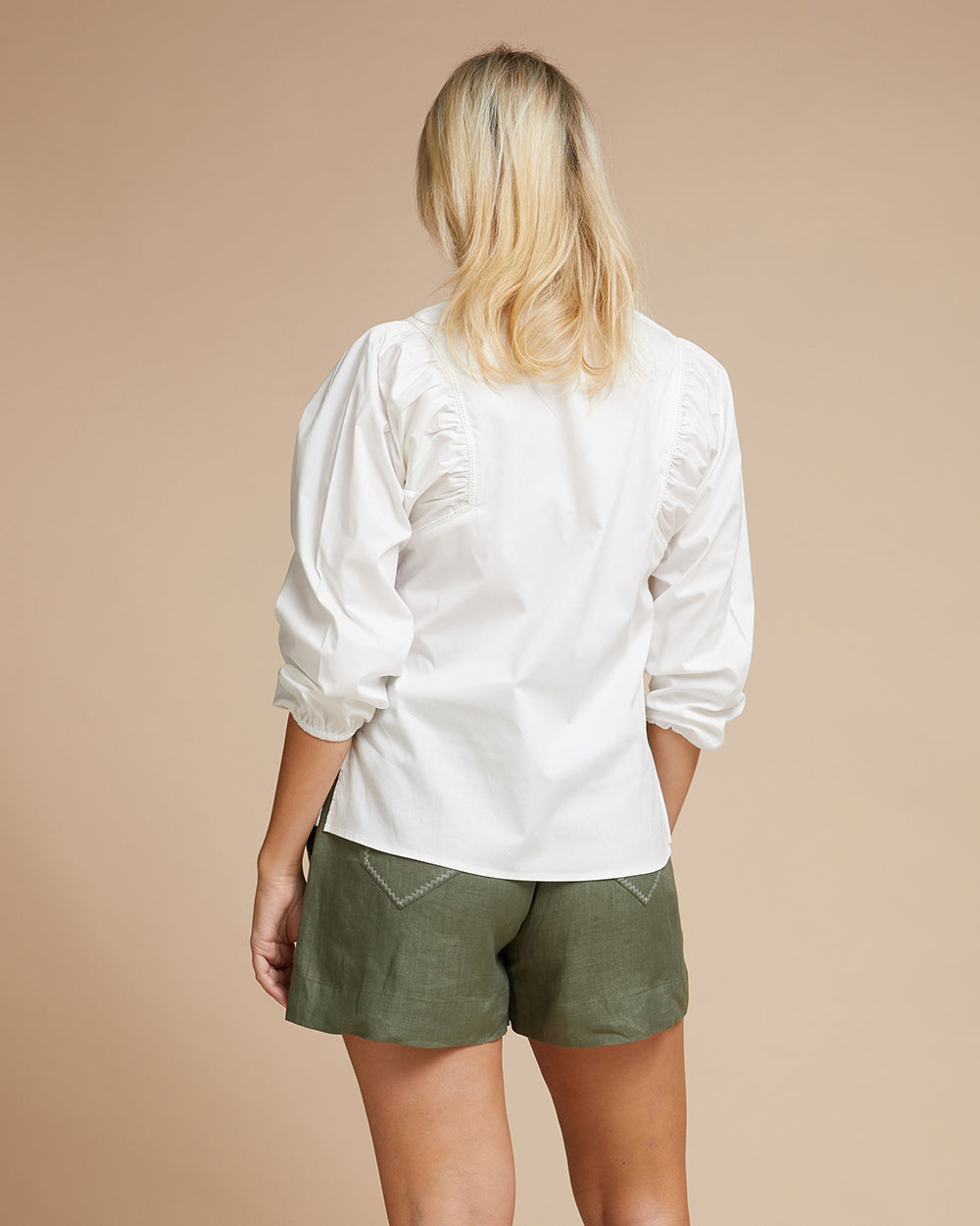 Capri Blouse - White