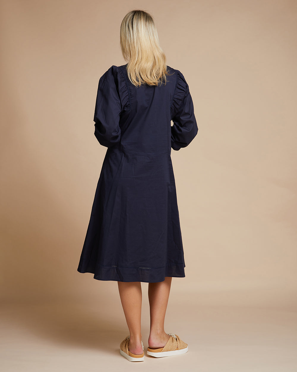 Capri Midi Dress - Navy
