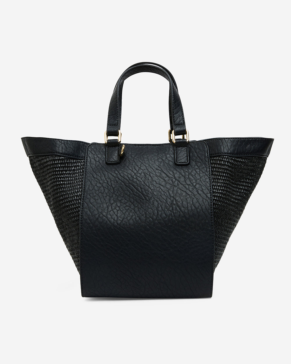 Carnegie Tote - Black Weave