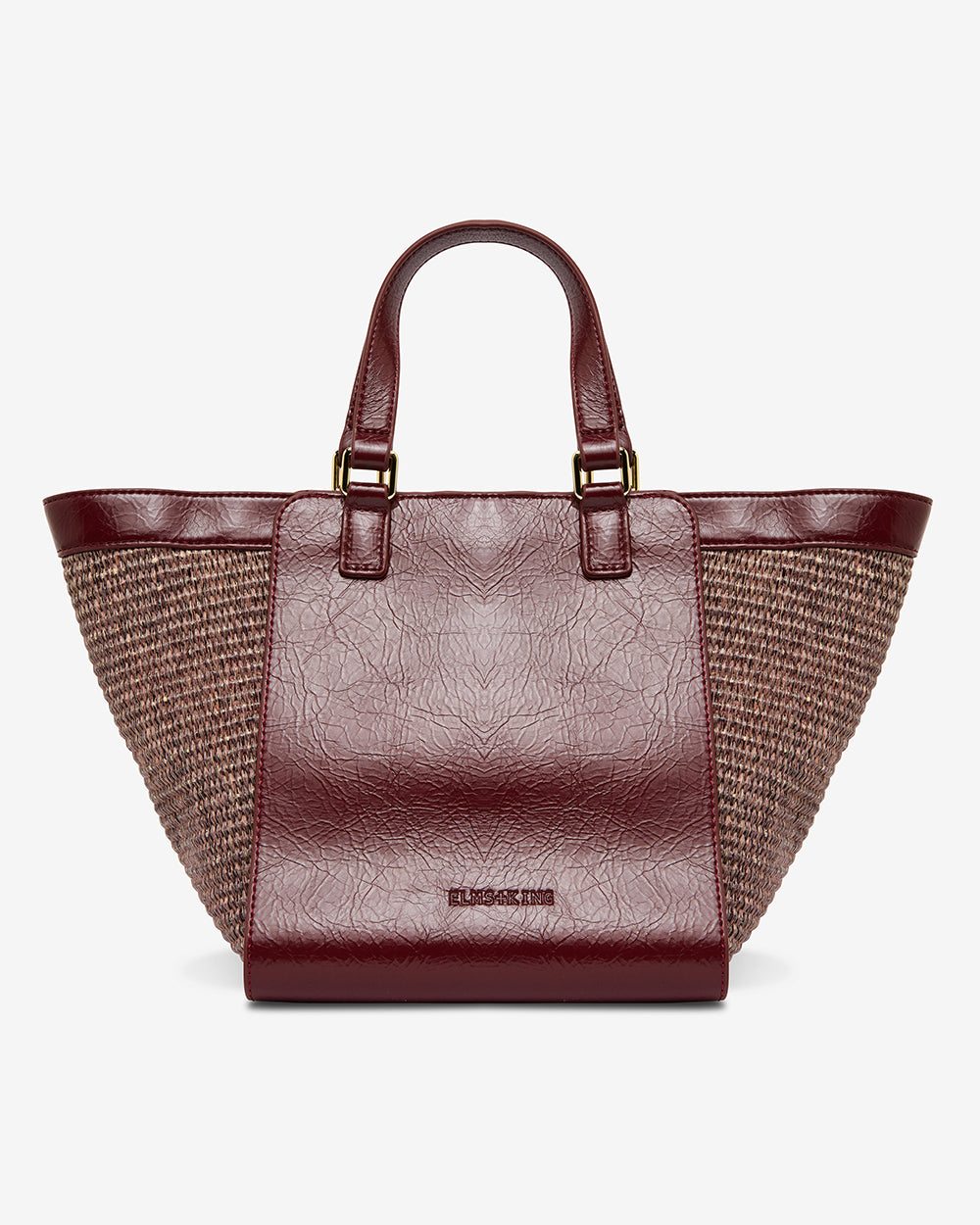 Carnegie Tote - Burgundy Weave
