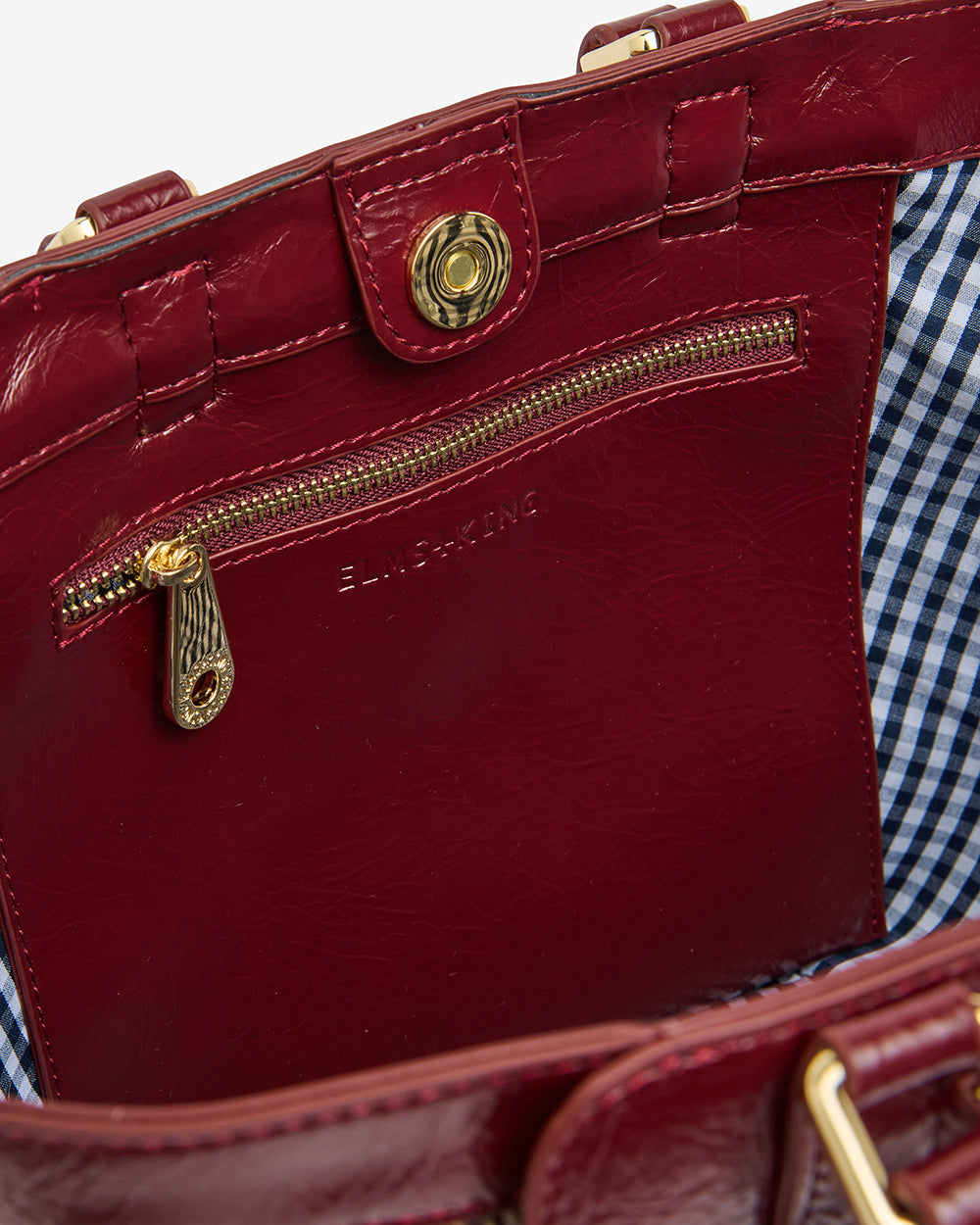 Carnegie Tote - Burgundy Weave