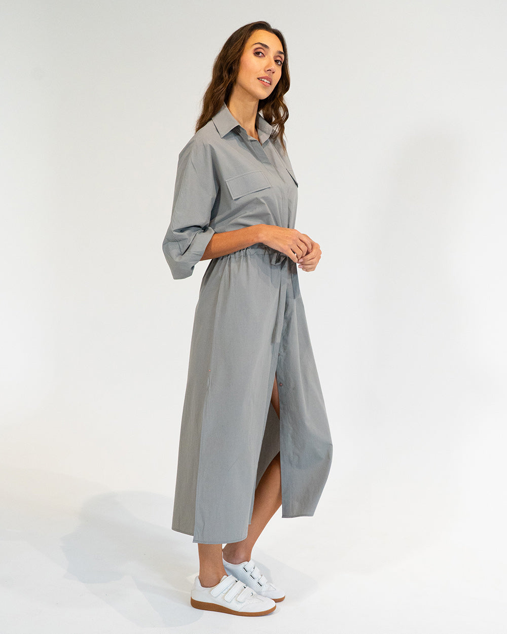 Daytona Shirt Dress - Khaki