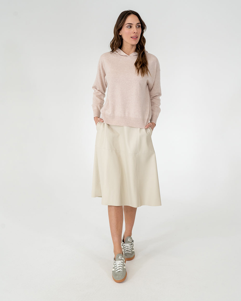 Fort Knit Hoodie - Blush