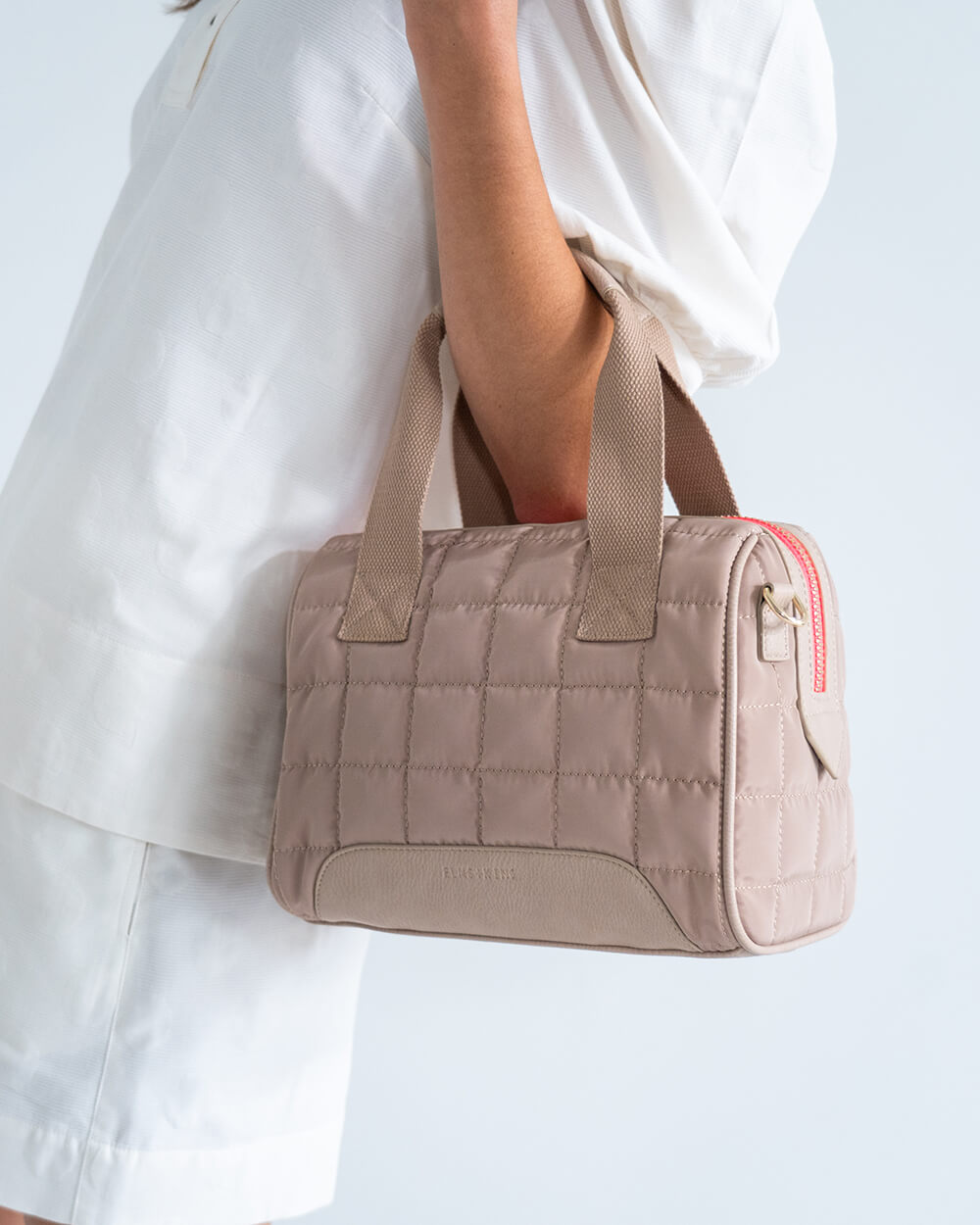 Hartley Doctors Bag - Quilted Taupe