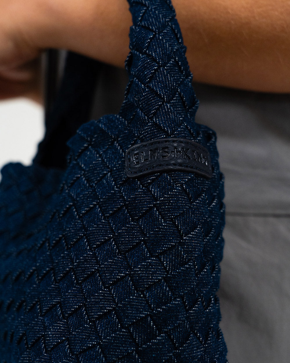 Linton Crossbody - Dark Denim Plait
