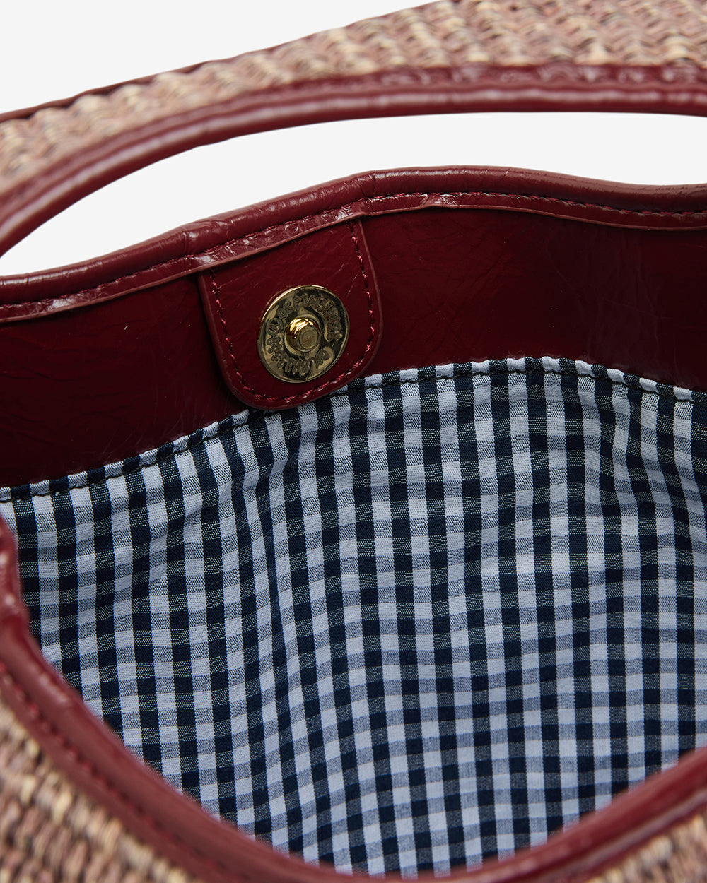Linton Crossbody Large - Burgundy Weave