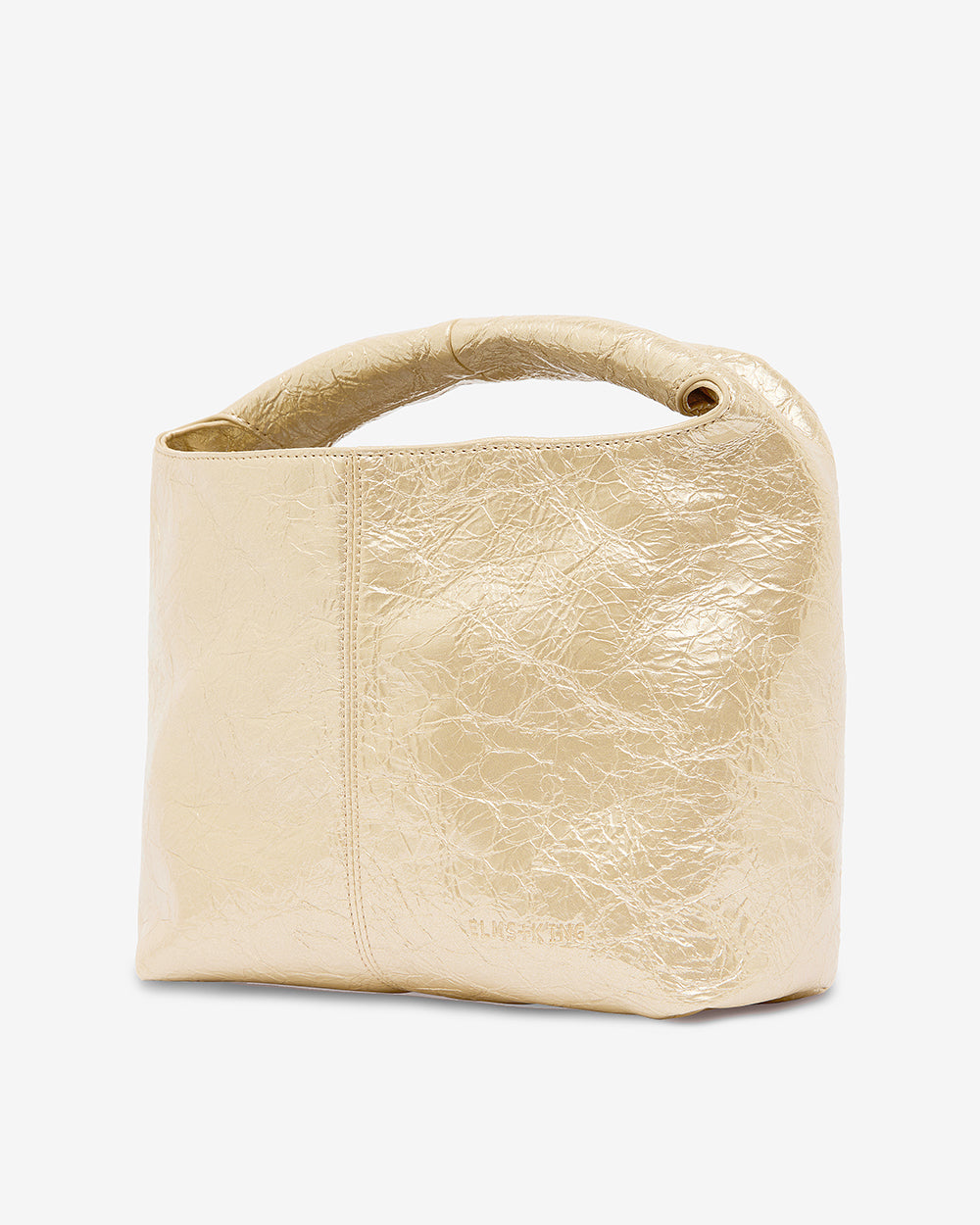 Linton Crossbody Large - Light Gold Crinkle