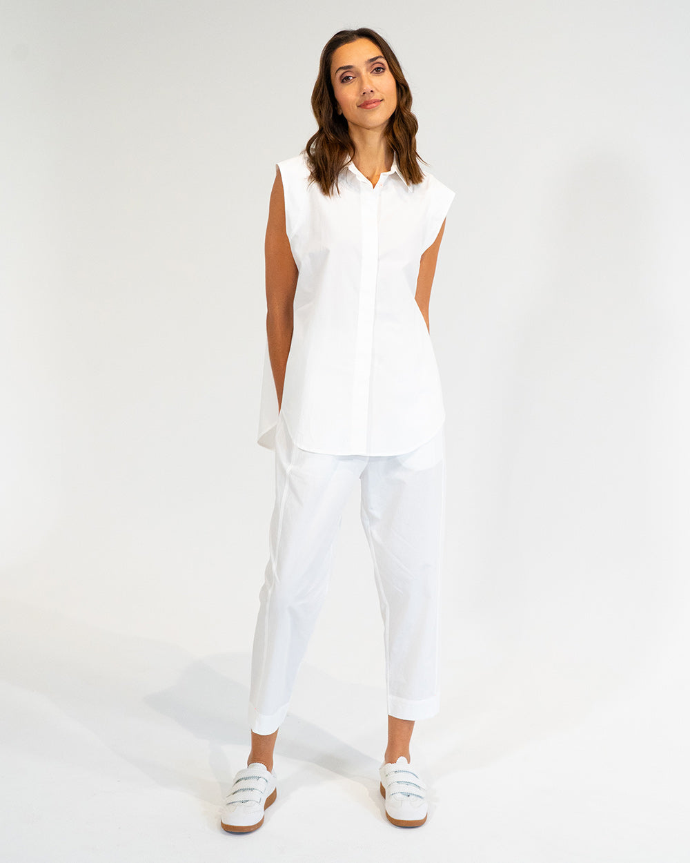 Byron Pant - White