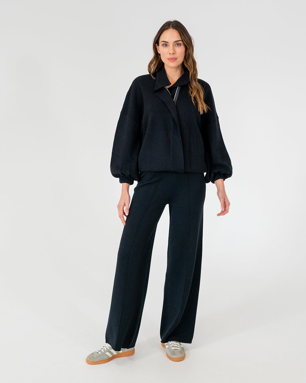 Aspen Wide Leg Pant - Black