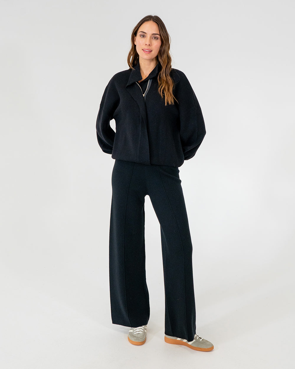 Aspen Wide Leg Pant - Black