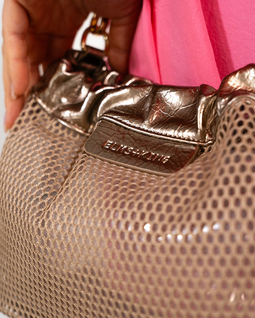 Monty Bag - Taupe Mesh