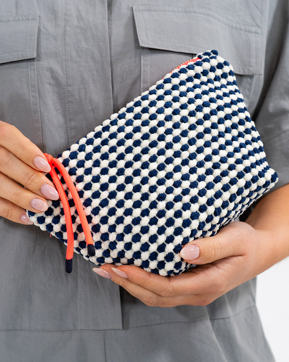Napili Case Small - Navy/White