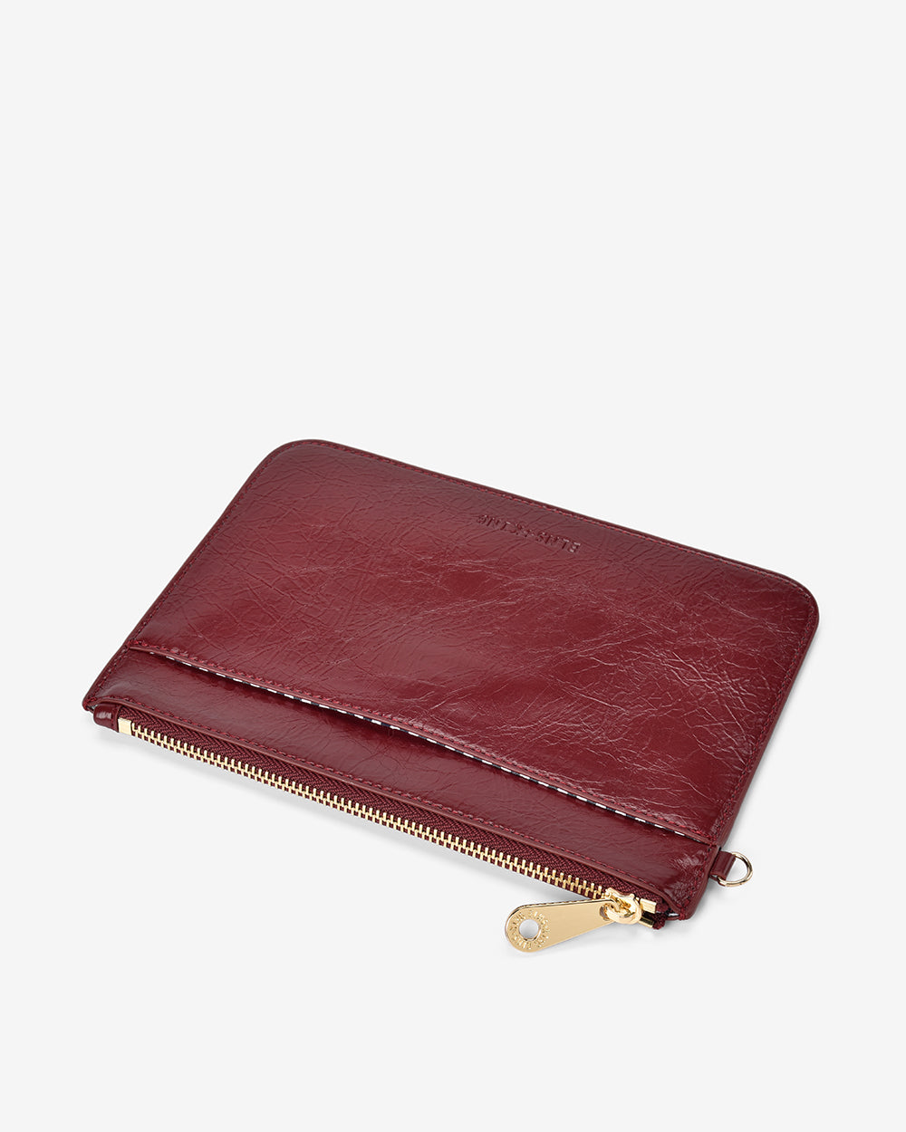 Nevada Pouch - Burgundy Crinkle
