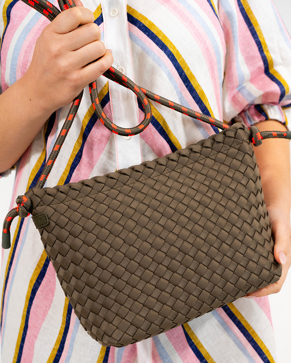 Panama Crossbody - Khaki Neo Plait