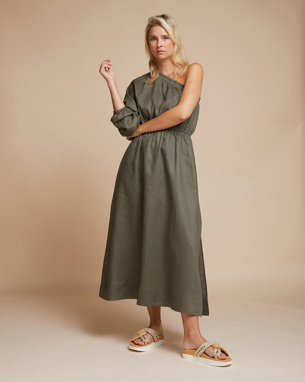 Tuscany Dress - Khaki