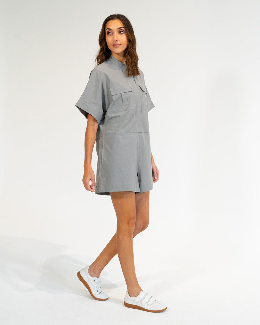 Verona Playsuit - Khaki