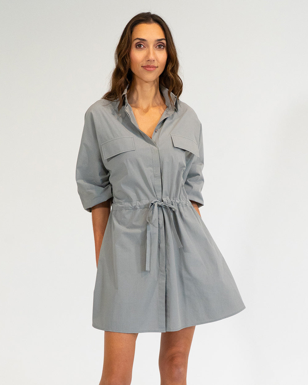 Virginia Mini Dress - Khaki