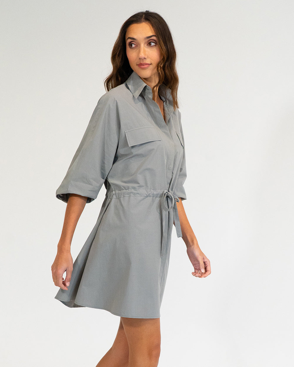 Virginia Mini Dress - Khaki