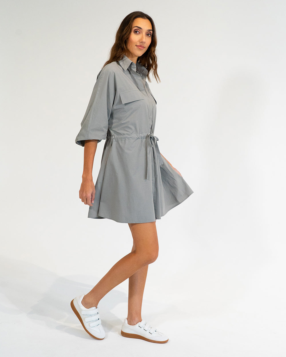 Virginia Mini Dress - Khaki