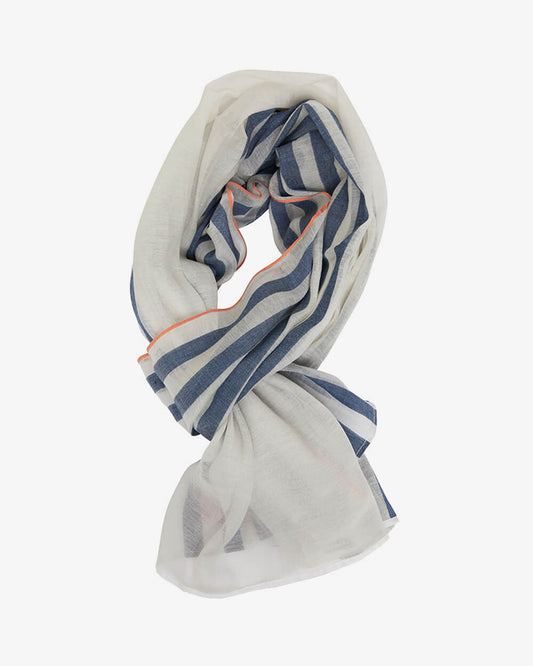 EK Scarf - Navy Stripe