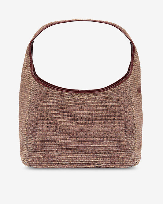 Arcadia Tote - Burgundy Weave