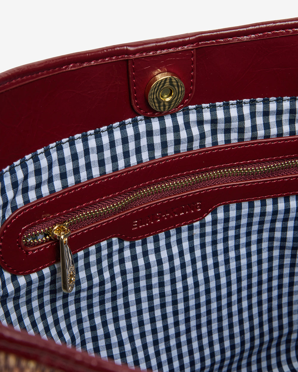Arcadia Tote - Burgundy Weave
