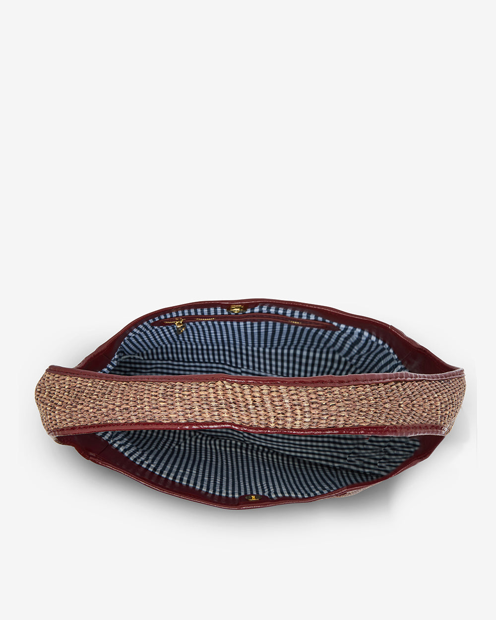 Arcadia Tote - Burgundy Weave