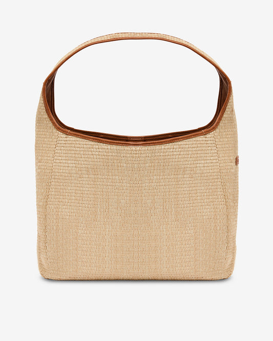 Arcadia Tote - Tan Weave