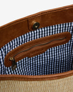 Arcadia Tote - Tan Weave