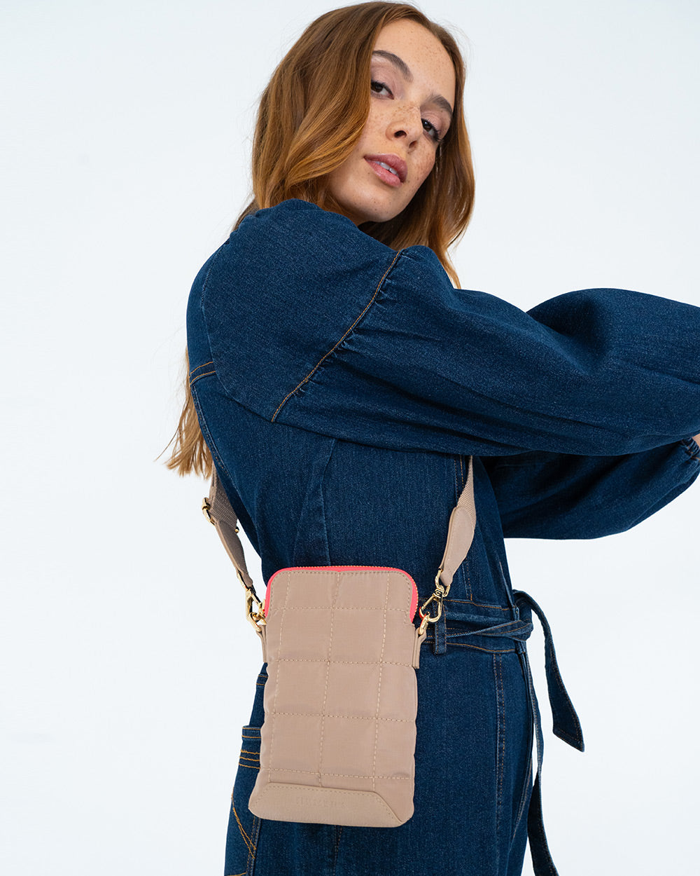 Baker Phone Bag - Taupe