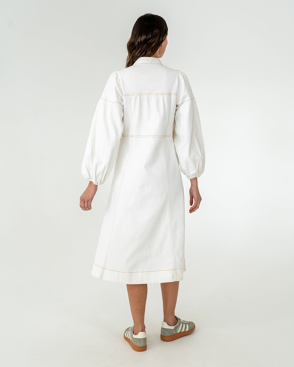 Berkeley Dress - Chalk Denim