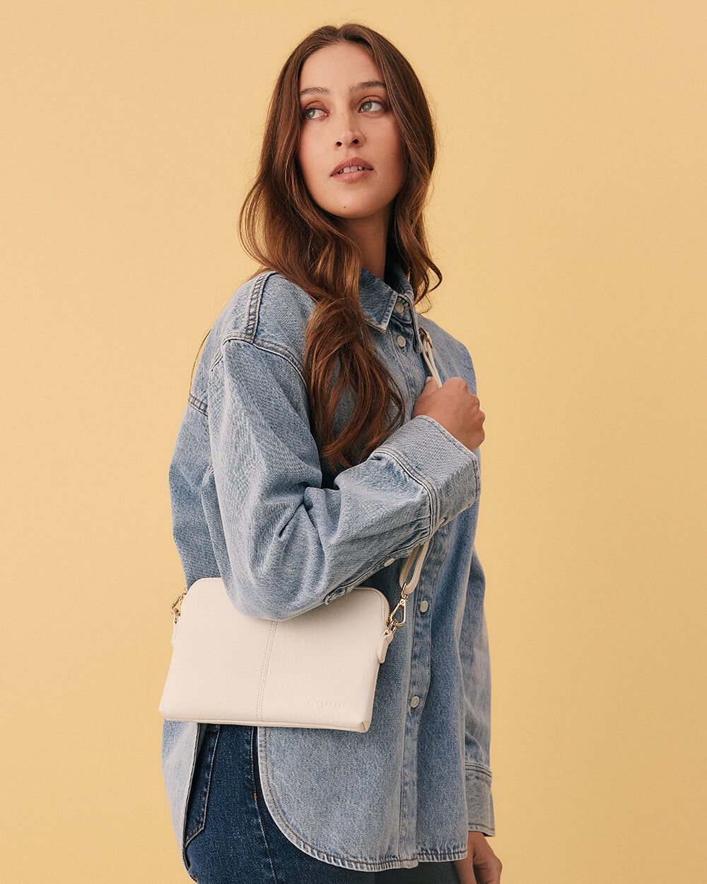 Bowery Crossbody - Chalk
