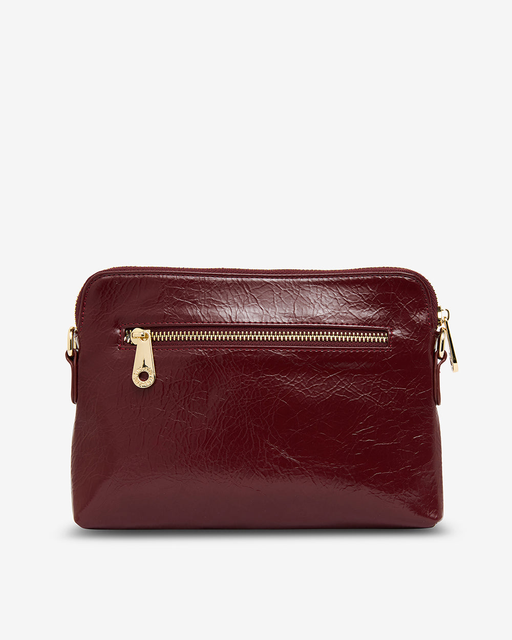 Bowery Crossbody - Burgundy Crinkle
